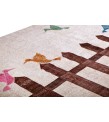 6x9 custom handmade work , hemp rug , unique beauty , decoration work , custom made to order , 192x283 cm