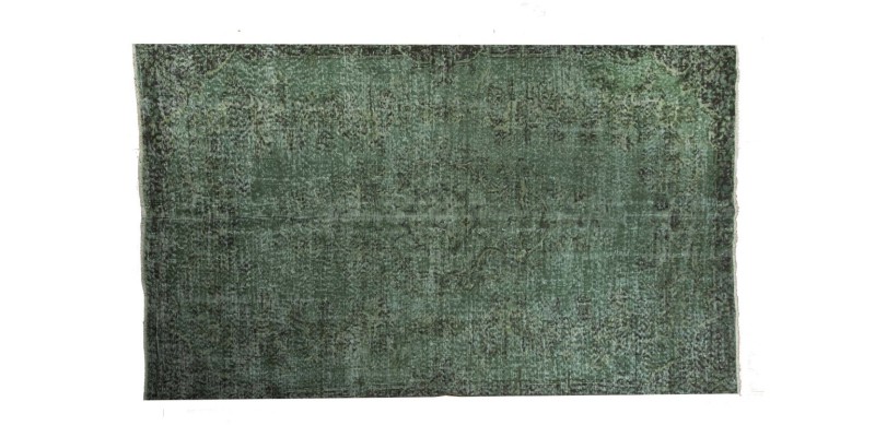 5.2 X 8.1 Ft 161x240 CM  Green Living Room Rug , Kitchen Rug , Decoration Hand Knotted Rug