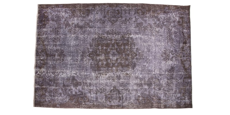 5.2 X 9 Ft.. 160x275 cm Pastel Colors , Anthracite Rug , Office Rug , Kitchen Rug , Hand Knotted Rug , Vintage Anatolian Rug .