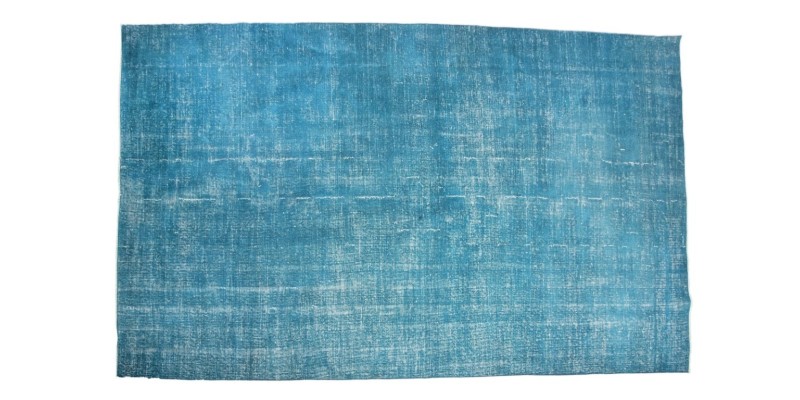 6.1 X 9.3 Ft.. 185x286 cm This one 1970 Since Rug , Blue Rug , Turkish Hand-Knotted Rug , Living Room Rug  