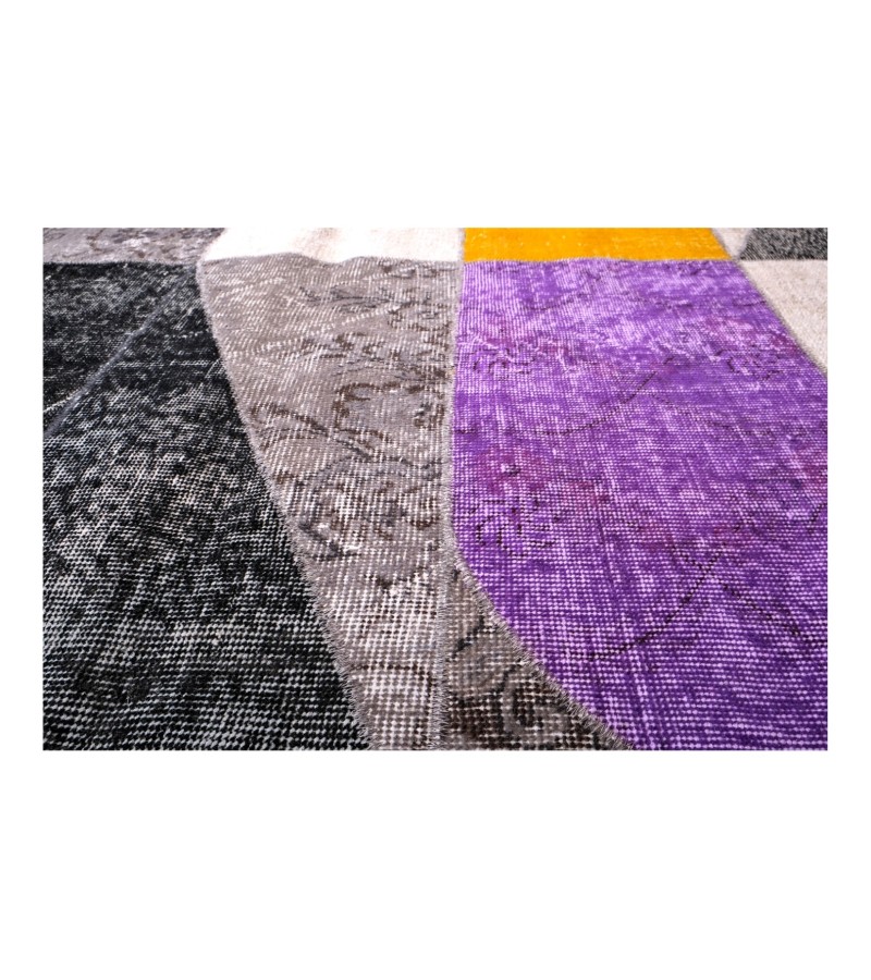 5'7x7'77 Geometric Custom Carpet , andmade work ,handmade wool rug , unique beauty , decoration work , custom made to order , 174x237 cm
