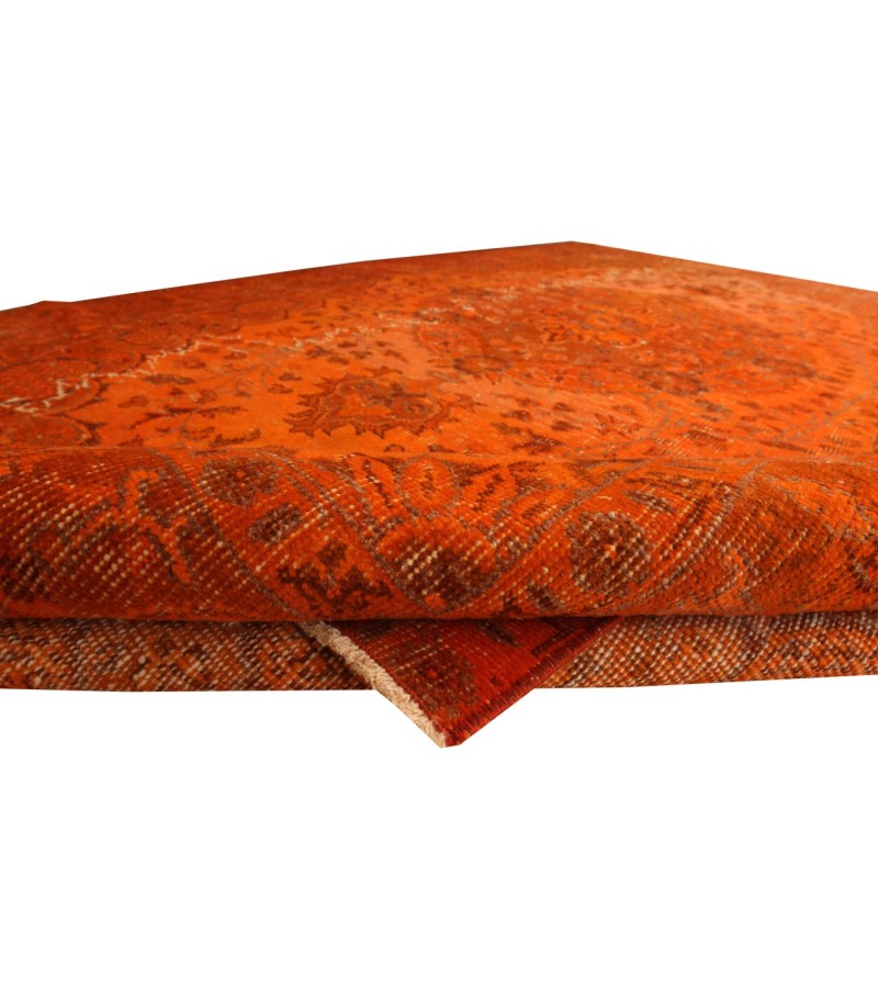 5.5 x 8.4 Ft  165x255 cm Orange rug 