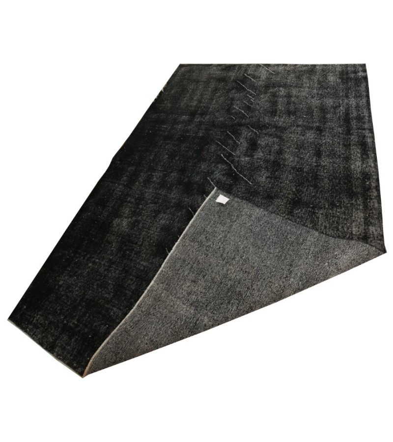 6.0 X 8.11 Ft..  184x271 cm Simple pattern black carpet