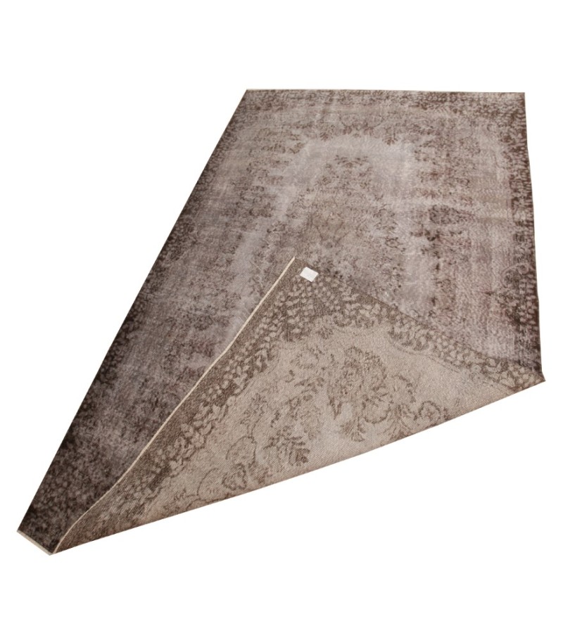 6 X 9 Feet . Flowers PAttern , PErfect Madallion Rug , Gray Color Antique Rug , Turkish Hand KNotted Rug , No Repeair PErfect Condition