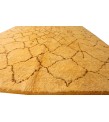5.5 X 7.8 Ft.. Golden yellow Moroccan style Abstract carpet , 165 X 235 cm