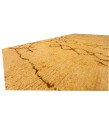 5.5 X 7.8 Ft.. Golden yellow Moroccan style Abstract carpet , 165 X 235 cm
