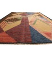 4.7 X 6.5 Ft.. 140x195 cm  Abstract Design Kilim Rug .. (Sold out)