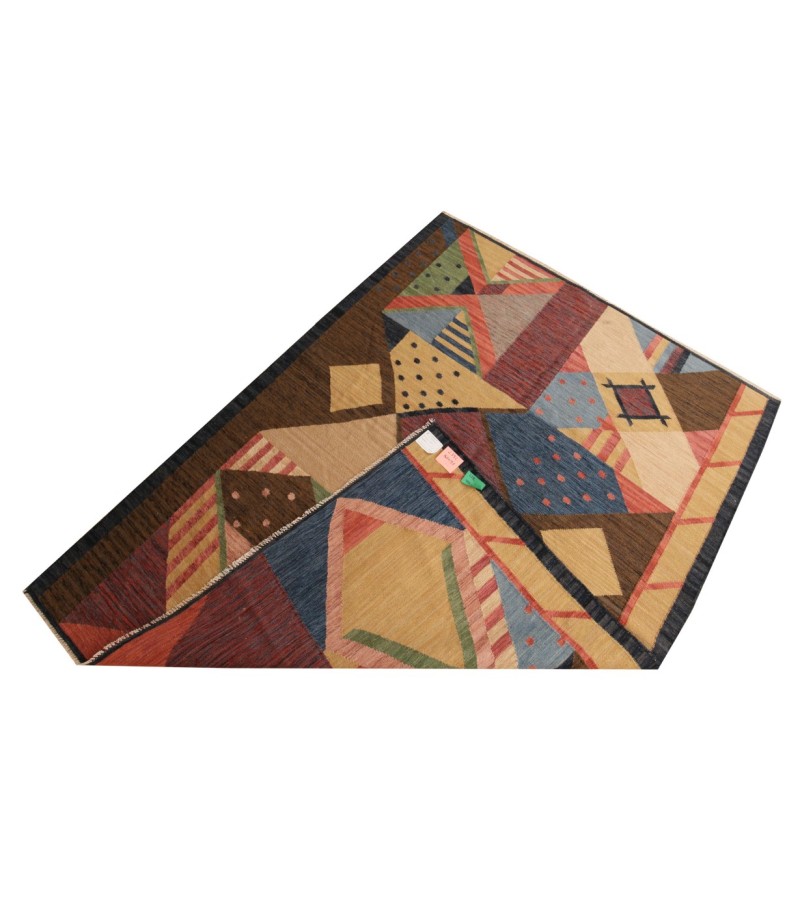 4.7 X 6.5 Ft.. 140x195 cm  Abstract Design Kilim Rug .. (Sold out)