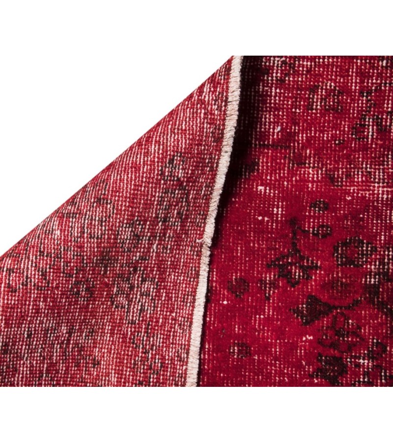5.6 X 8.8 Ft.. 171x268 cm Red Vintage Carpet , Kitchen rug