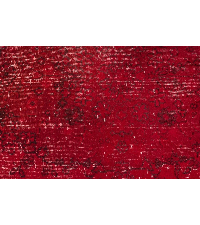 5.6 X 8.8 Ft.. 171x268 cm Red Vintage Carpet , Kitchen rug
