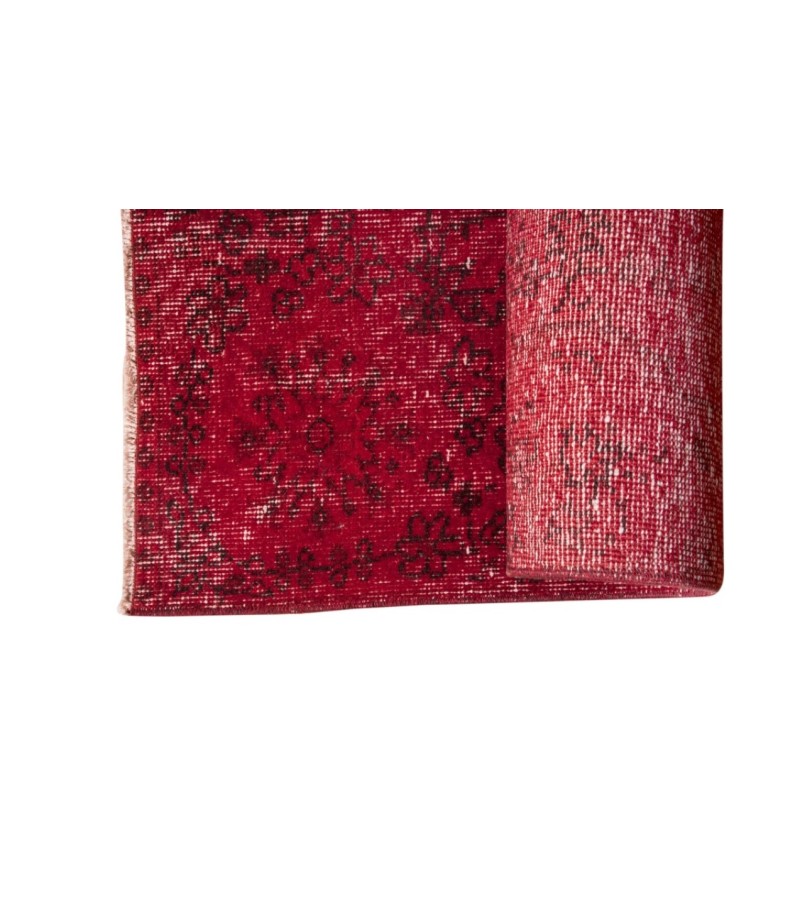 5.6 X 8.8 Ft.. 171x268 cm Red Vintage Carpet , Kitchen rug