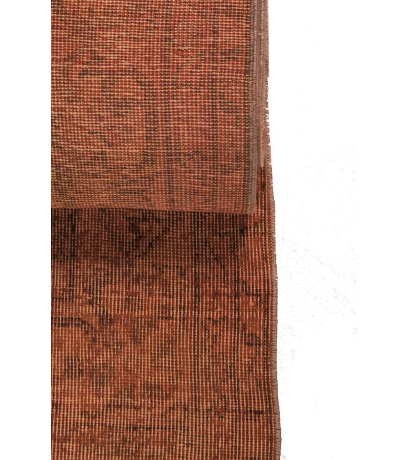 8.1 X 11.8 Ft 250x360 CM  Orange Turkish Area Rug Large Living Room rug