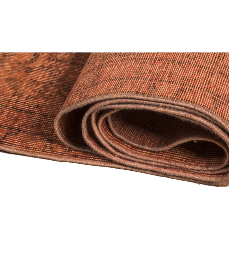 8.1 X 11.8 Ft 250x360 CM  Orange Turkish Area Rug Large Living Room rug