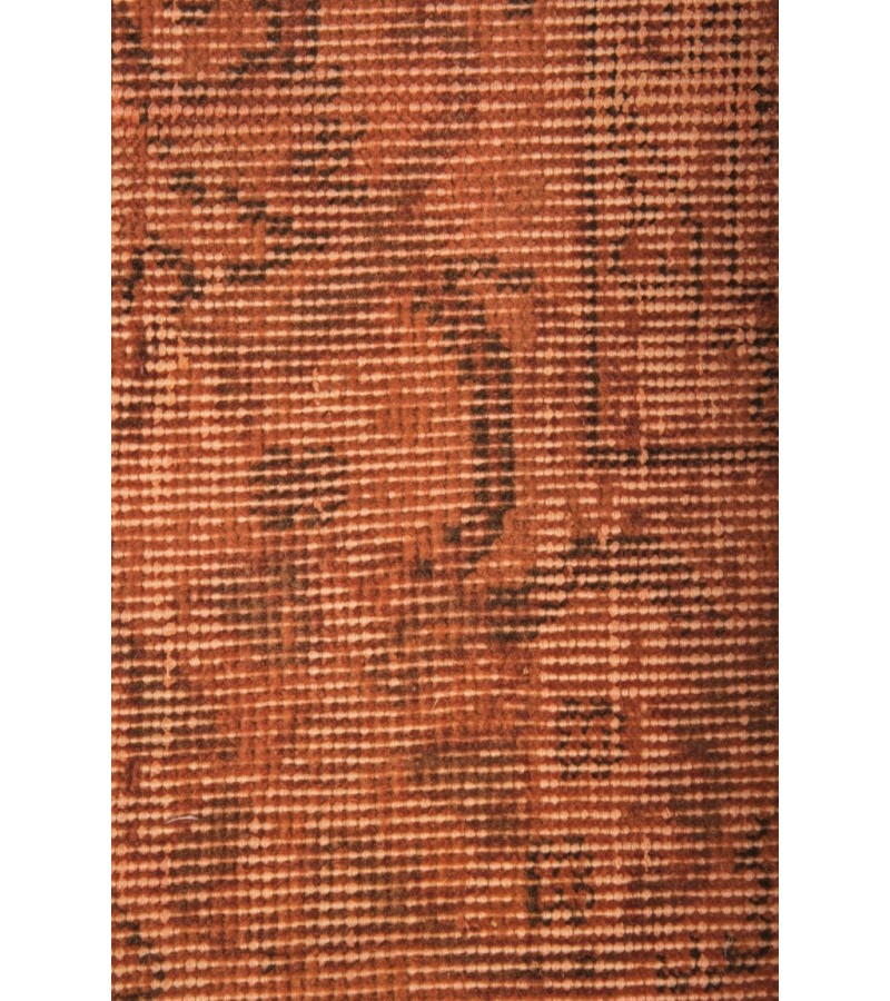 8.1 X 11.8 Ft 250x360 CM  Orange Turkish Area Rug Large Living Room rug