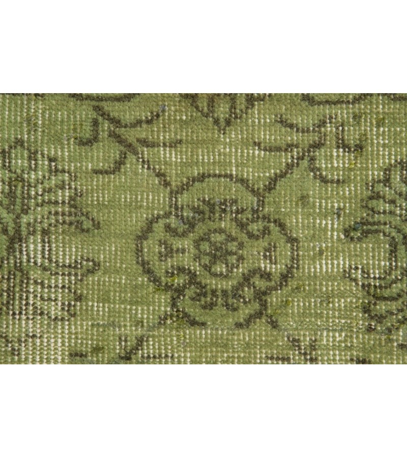 6.2 X 9.8 Ft 190x300 CM Green Bedroom Rug , Living Room rug , Turkish Area Rug