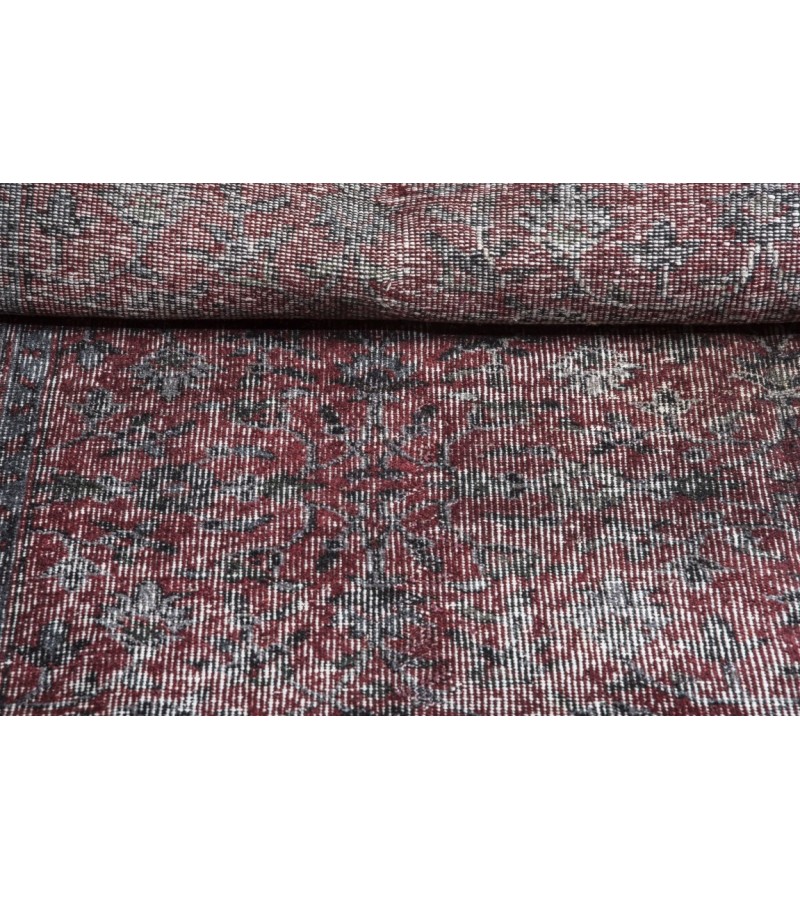 5.4 X 9.1 Ft 165x278 CM  Turkish Vintage Rug , Living Room ,  Hand Knotted Rug