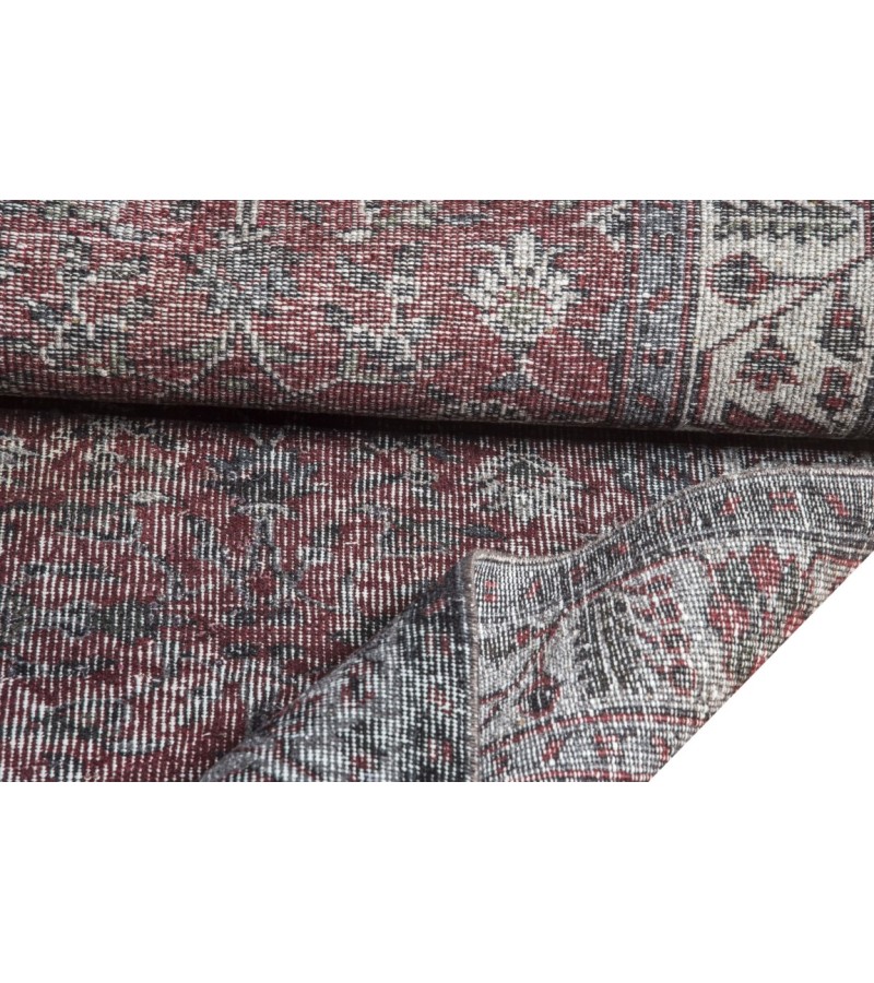 5.4 X 9.1 Ft 165x278 CM  Turkish Vintage Rug , Living Room ,  Hand Knotted Rug