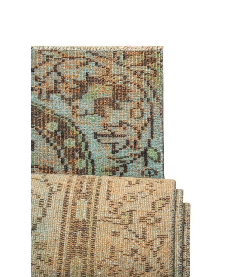 4.6 X 7.1 Ft 1143x217 CM  This is one Hand Knotted Rug , Turkish Vintage Rug , Kitchen Rug