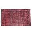 6.6' X 10.1' Ft 203x310 CM  Red Vintage Rug , Turkish Area Rug , Hand Knotted Rug , Kitchen Rug , Office Rug .
