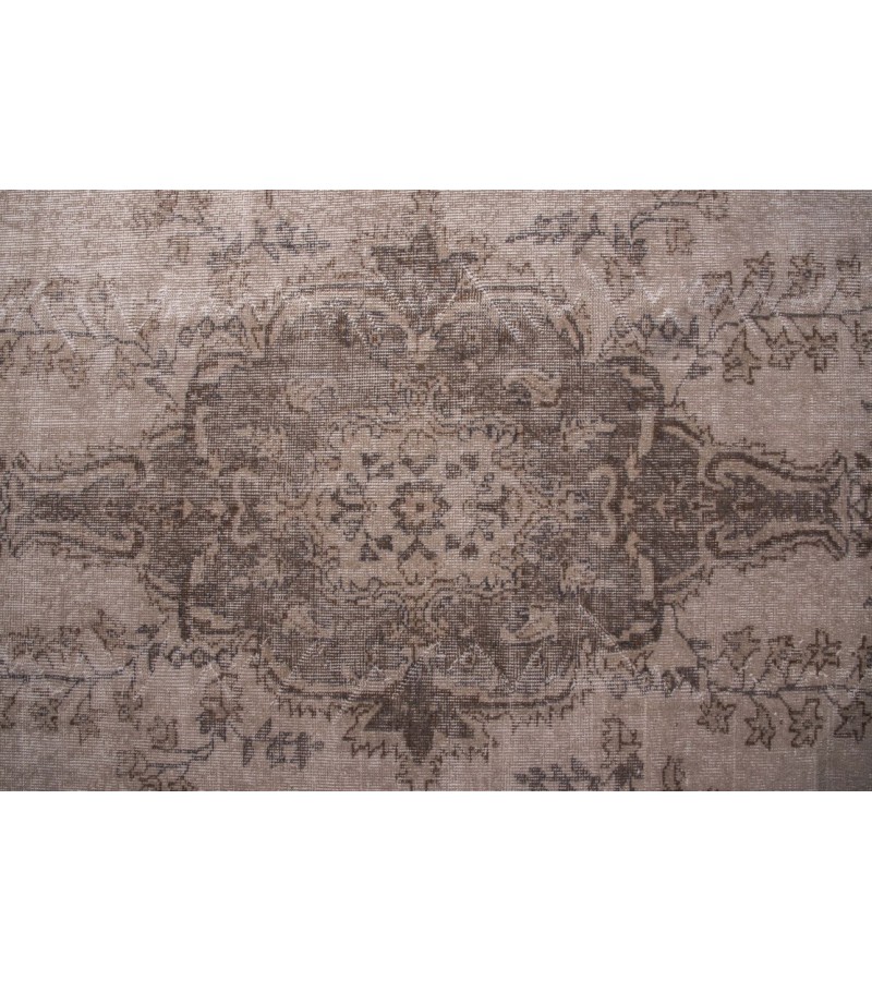 5 X 9 Feet . Perfect Madallion in Brown Colors Rug, Turkish Hand Knotted Persian Rug, Living Room Antique Rug, No Repeair Perfect Condition