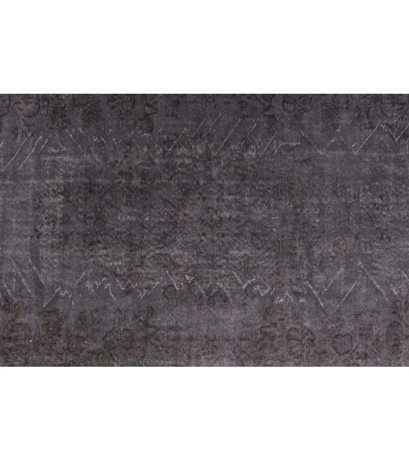 5.5 X 9.3 Ft.. 170x285 cm Gray Living Room Rug , Hand Knotted Rug , Mid-Country Rug