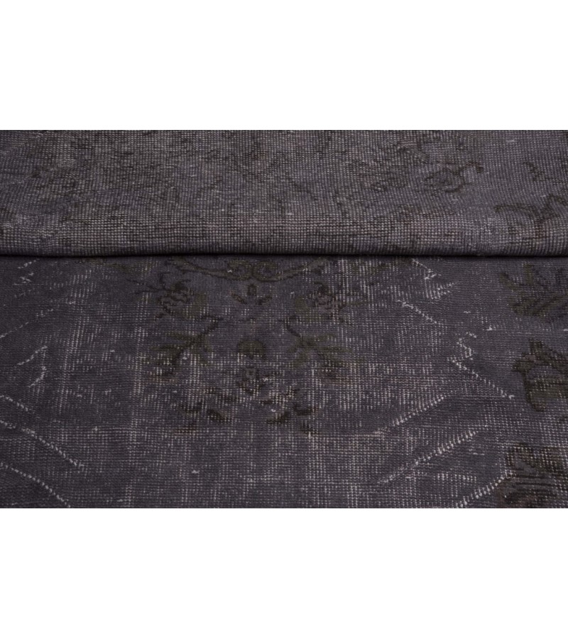 5.5 X 9.3 Ft.. 170x285 cm Gray Living Room Rug , Hand Knotted Rug , Mid-Country Rug