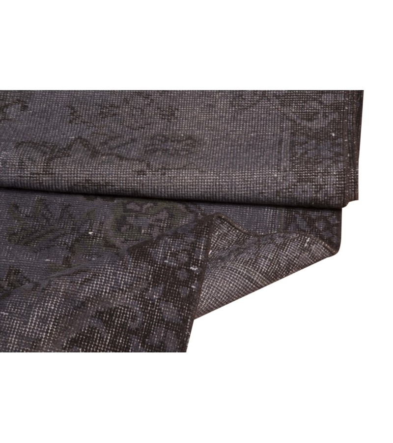 5.5 X 9.3 Ft.. 170x285 cm Gray Living Room Rug , Hand Knotted Rug , Mid-Country Rug