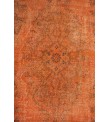 5.7 X 9.2 Ft.. 175x283 cm Orange Color Rug , Living Room Rug , Hand Knotted Rug , Mid-Country Rug Very Good  situation