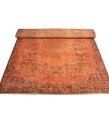 5.7 X 9.2 Ft.. 175x283 cm Orange Color Rug , Living Room Rug , Hand Knotted Rug , Mid-Country Rug Very Good  situation