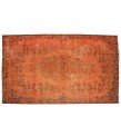 5.7 X 9.2 Ft.. 175x283 cm Orange Color Rug , Living Room Rug , Hand Knotted Rug , Mid-Country Rug Very Good  situation