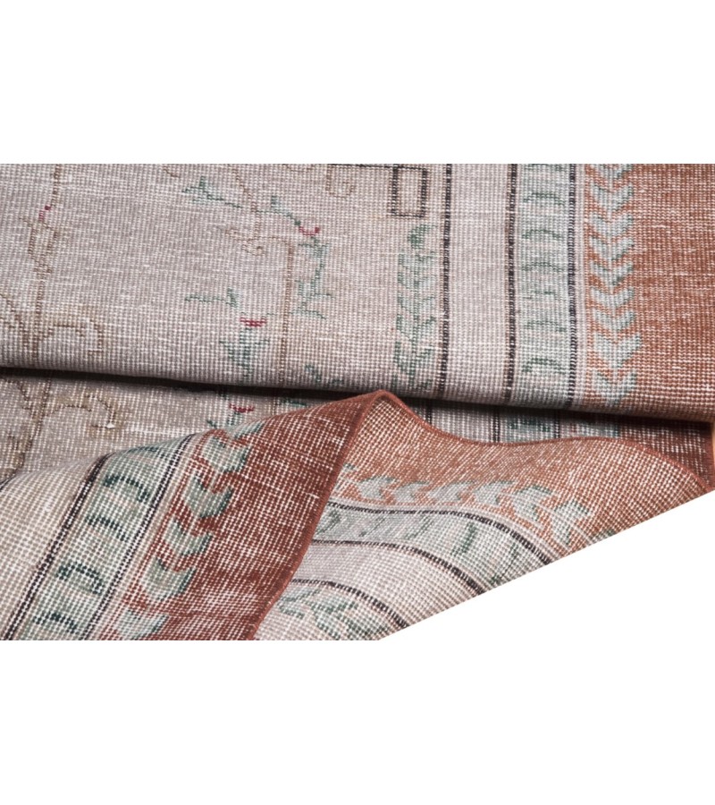 7 X 10 Feet . All over Flower Pattern , Pastel Rainbow Colors Rug , Turkish Hand Knotted Living Room Rug , No Repeair PErfect Condition