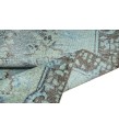 6.2 X 9.2  Ft.. 188x280 cm Vintage Teal Oriental Rug