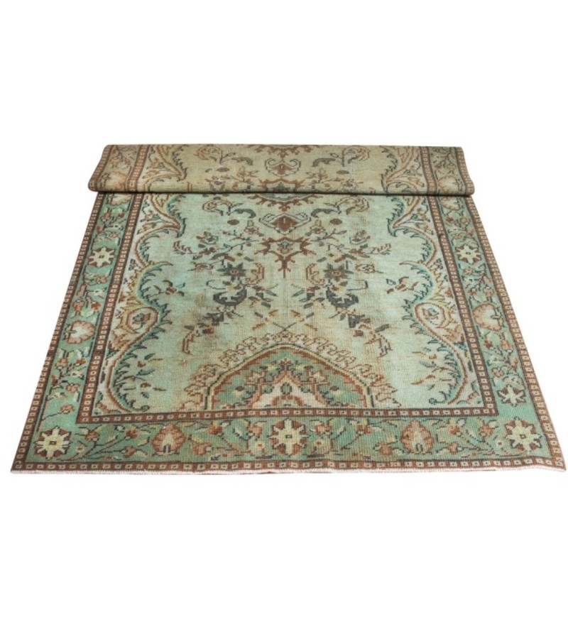 5.2 X 9 Ft.. 159x274 cm This is Hand Knotted Turkish Rug , Two Colors Rug