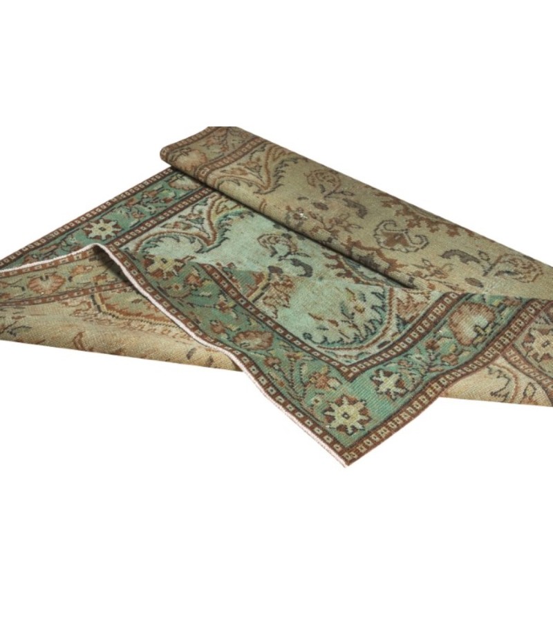 5.2 X 9 Ft.. 159x274 cm This is Hand Knotted Turkish Rug , Two Colors Rug