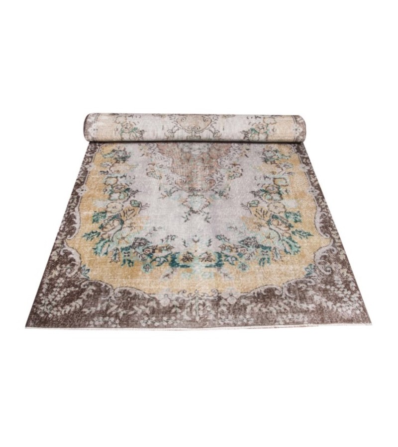 4.8 X 8.8 Ft.. 149x268 cm Turkish Rug , Bedroom Muted Rug , Decoration Rugs , This Hand Knotted Rug