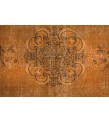 4.7 X 8.4 Ft.. 141x255 cm Orange Kitchen Rug , Decoration Dizayn Rug , Vintage Carpets