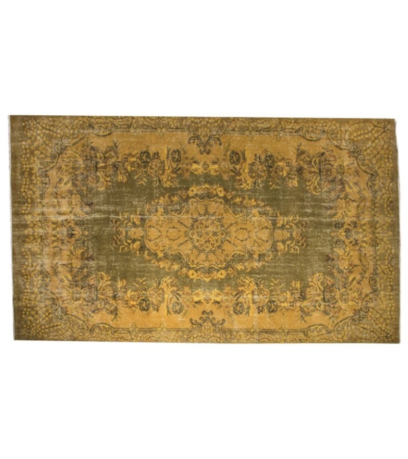 6.1 X 9.5 Ft.. 184x291 cm Light Green Color Rug , This is Hand Knotted Rug , Living Room Rug , Decoration Rugs