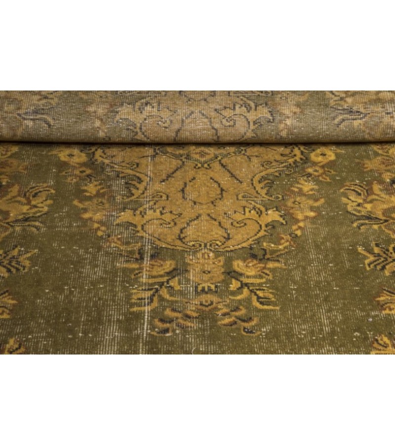 6.1 X 9.5 Ft.. 184x291 cm Light Green Color Rug , This is Hand Knotted Rug , Living Room Rug , Decoration Rugs