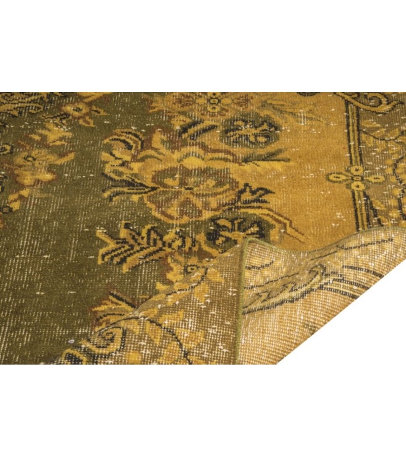 6.1 X 9.5 Ft.. 184x291 cm Light Green Color Rug , This is Hand Knotted Rug , Living Room Rug , Decoration Rugs