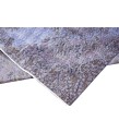 156 X 295 cm Blue Rug , Muted pattern Rug , Turkish Rug , Overdyed Rug , Faded Rug  , Living Room Rug