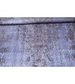 156 X 295 cm Blue Rug , Muted pattern Rug , Turkish Rug , Overdyed Rug , Faded Rug  , Living Room Rug