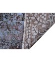 180 X 280 Cm Blue Hand Knotted Turkish Rug , Vintage Rug , Antique Rug , Anatolian Rug  , Overdyed Rug , Perfect in very good condition  Rug