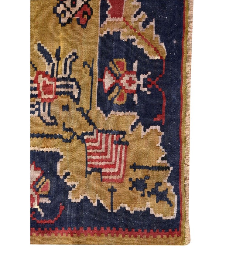 8 X 10 Feet. Turkish Anatolian Carpet , Patterned , Antique Carpet , Hand Woven Carpet , Old Middle  Village Carpet , Unrepaired Excellent Condition