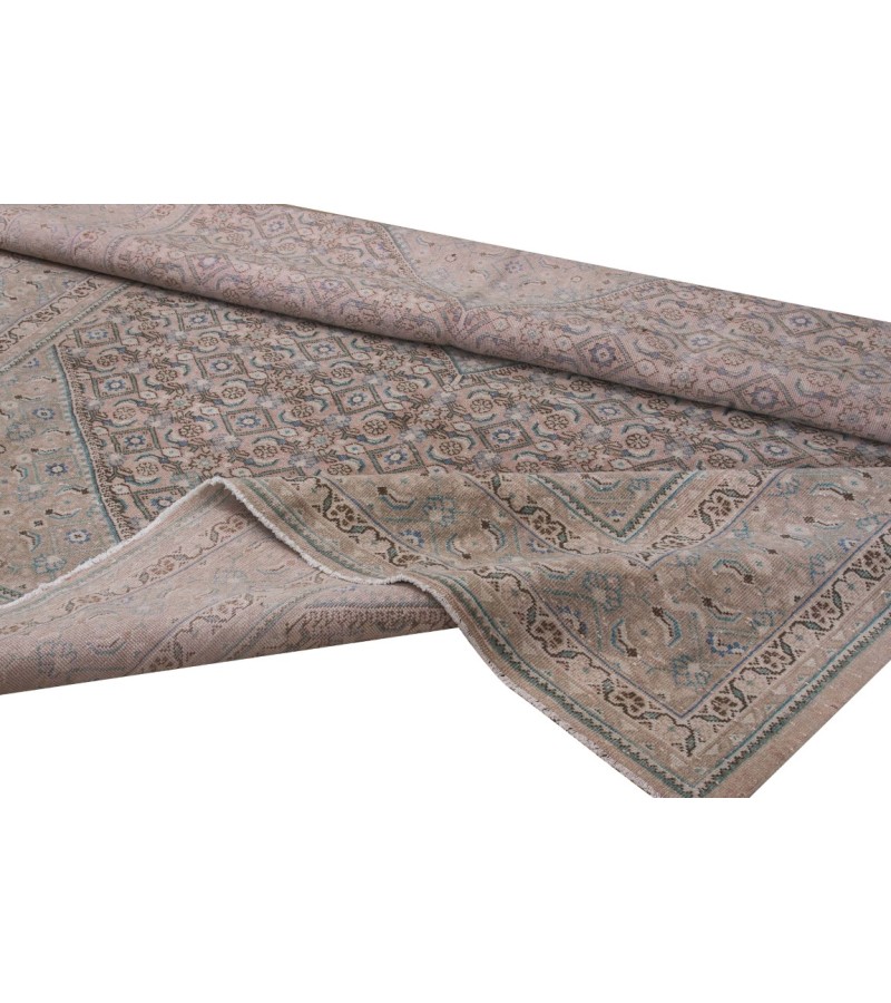 10 X 13 Feet. Perfect Madallion in Natural Colors Rug , Persian  Hand Knotted  Rug , Living Room Antique Rug , No Repeair Perfect Condition