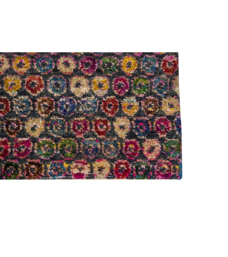 7 X 10 Feet . All over Flower Pattern Rug ,  Hand Knotted Living Room Rug ,  Pattern Oushak Rug , No Repeair PErfect Condition 