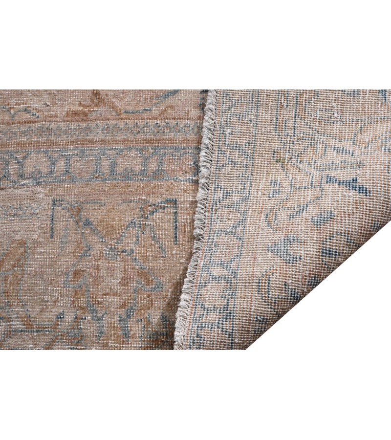 8 X 13 Feet . All over Flower Pattern Natural Colors Rug ,  Hand Knotted Living Room Rug , No Repeair PErfect Condition