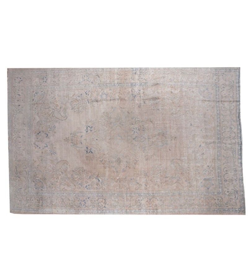 8 X 13 Feet . All over Flower Pattern Natural Colors Rug ,  Hand Knotted Living Room Rug , No Repeair PErfect Condition