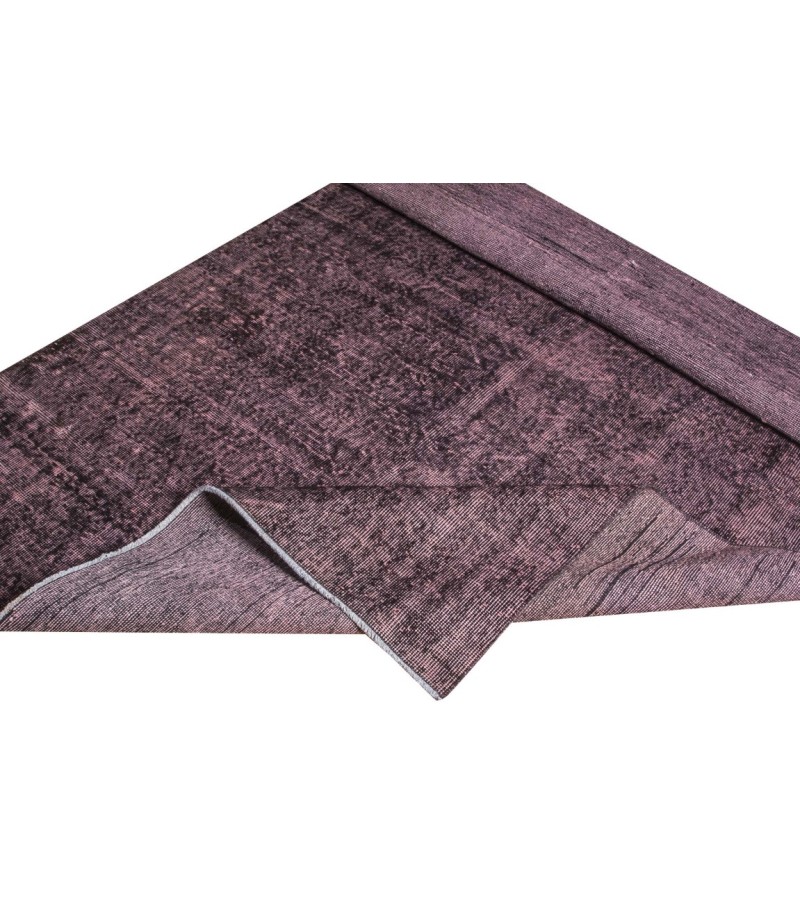 5 X 9 Feet. DArk Brown  Color Simple Pattern Rug , Turkish Hand Knotted Area Rug , Living Room Antique Rug , Anatolian Oushak Rug , Persian Rug