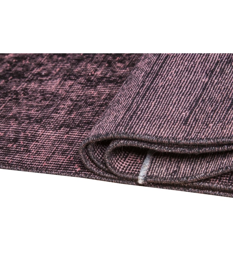 5 X 9 Feet. DArk Brown  Color Simple Pattern Rug , Turkish Hand Knotted Area Rug , Living Room Antique Rug , Anatolian Oushak Rug , Persian Rug