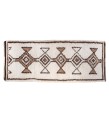 3 X 10 Feet . Turkish Hand Knotted Wool Runner Rug , Beatiful Hand PAttern Antique Rug , No Repeair PErfect Condition , Anatolian Rug